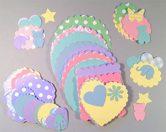 Baby Themed Paper Pack 400 Pieces